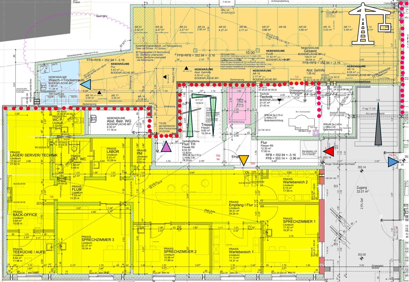20260124_UGL_Grundriss_Haus-West-und-Mitte_farbig-hinterlegt 20260124_UGL_Grundriss_Haus-West-und-Mitte_farbig-hinterlegt